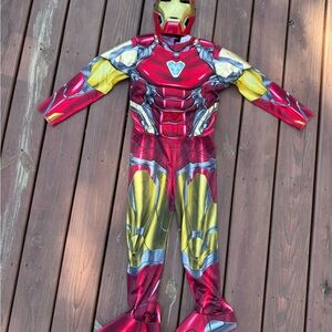 Avenger Iron Man Kids Costume - Red, Gold, and Silver